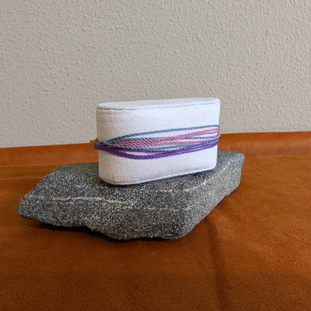 Blue, Purple and Pink Bracelet